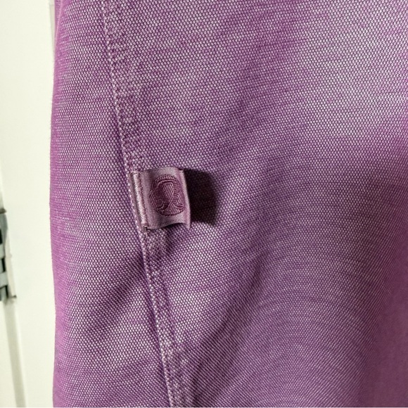 Lululemon Shirt Mens Sz XL Purple Commission Long Sleeve Button Up Stretch - Picture 7 of 11